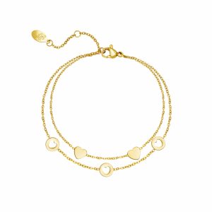 Pulsera AGATHE Acero Dorado