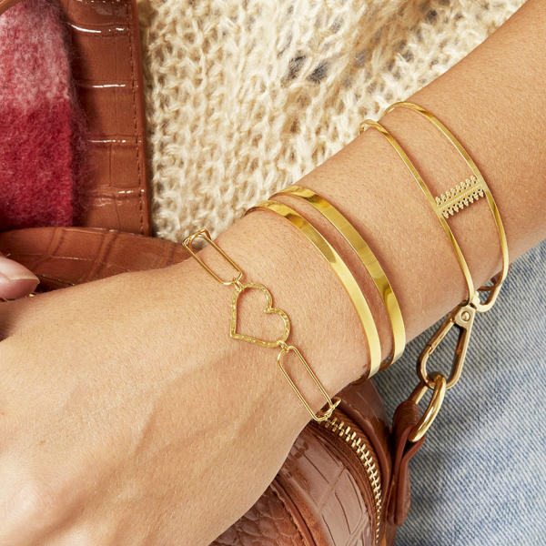 Pulsera ASTRID Acero Dorado - Imagen 3