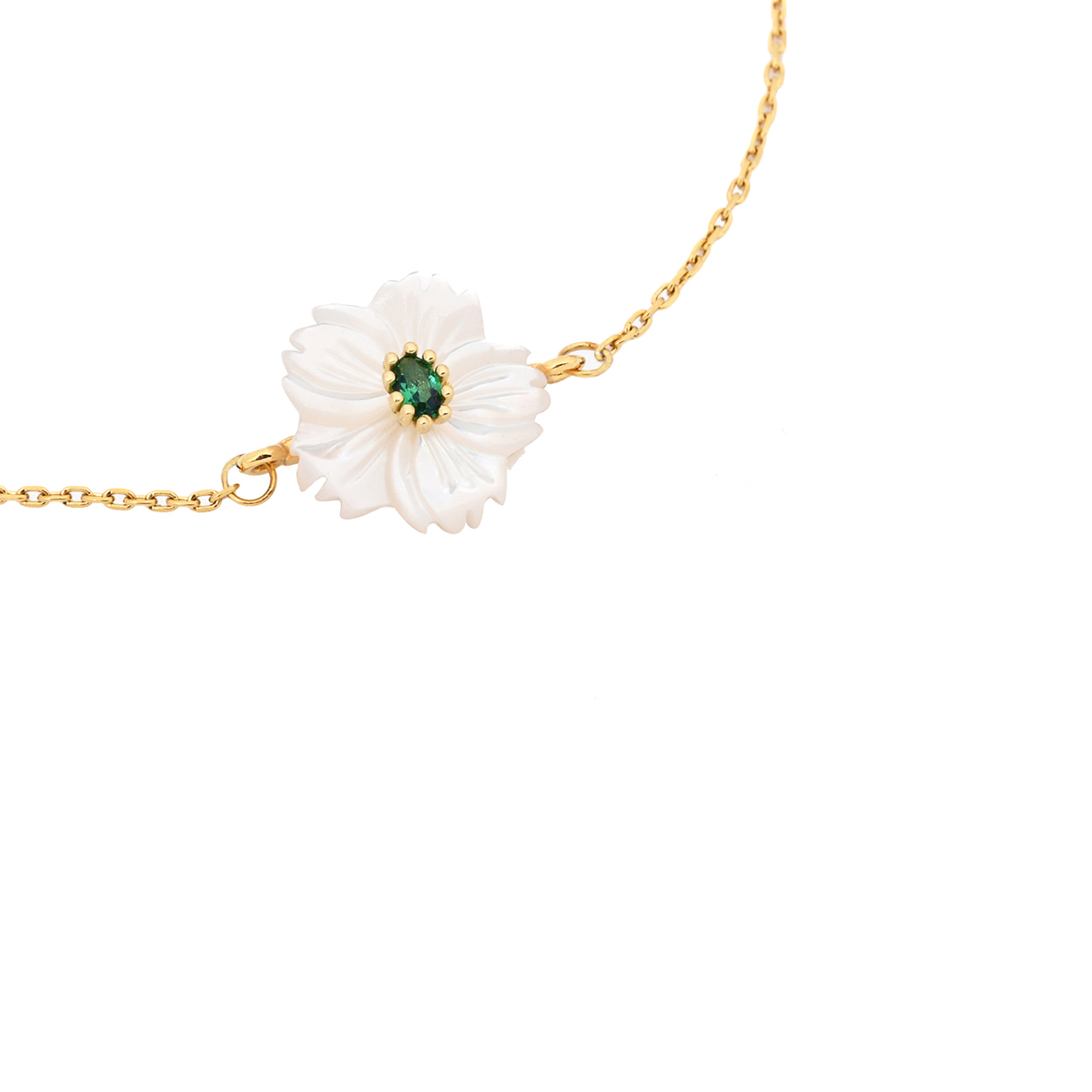 Pulsera AKINA Dorado / Verde - Imagen 4
