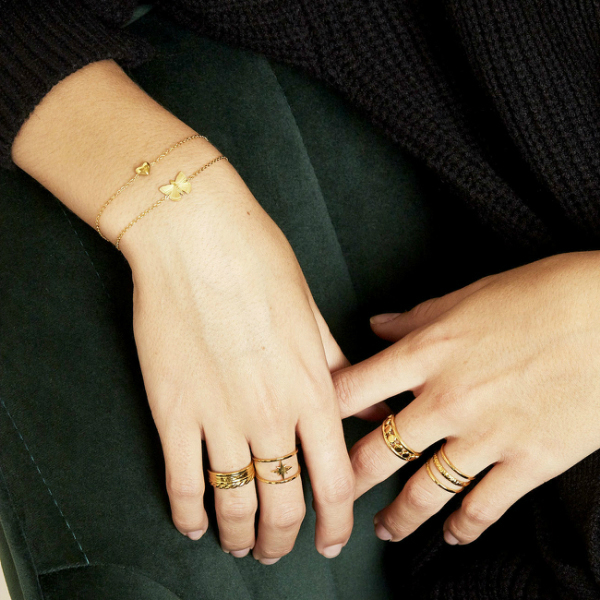 Pulsera BIBI Acero Dorado - Imagen 3