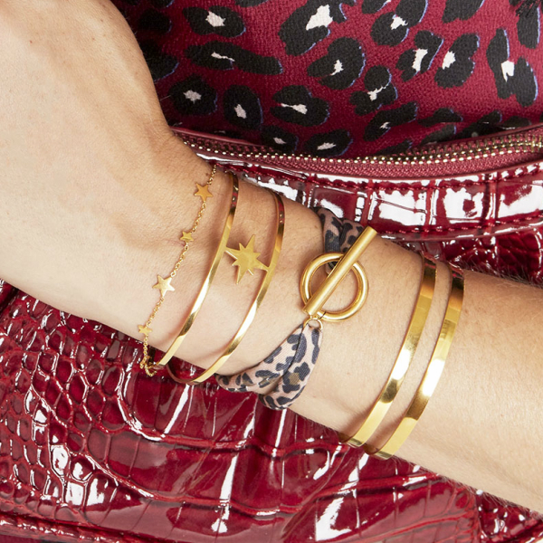 Pulsera BLANCHE Acero Dorado - Imagen 3