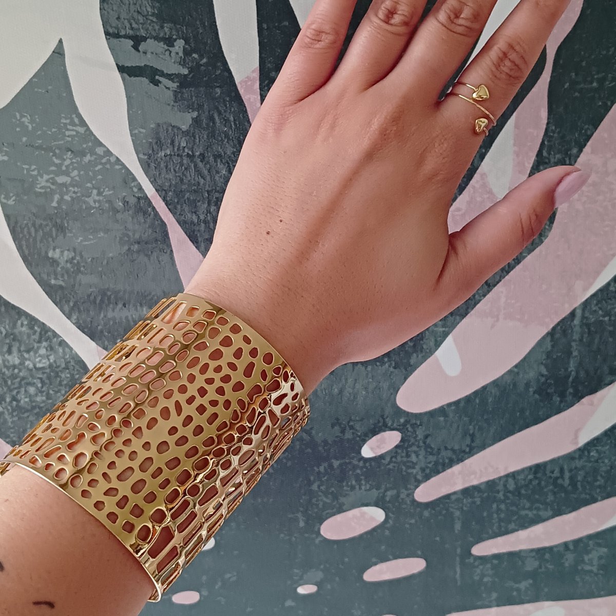 Pulsera BELISA Acero Dorado - Imagen 3