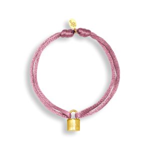 Pulsera ELIE Púrpura Dorado