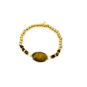 Pulsera NAZLI Acero Dorado