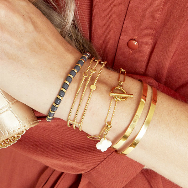 Pulsera GINA Acero Dorado - Imagen 3