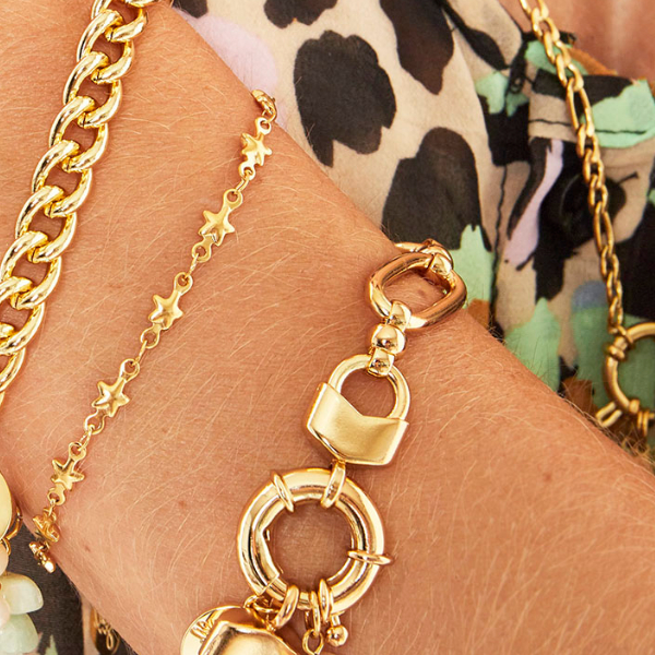 Pulsera IZARA Acero Dorado - Imagen 3