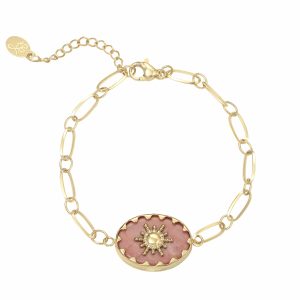 Pulsera KAREN Acero Dorado