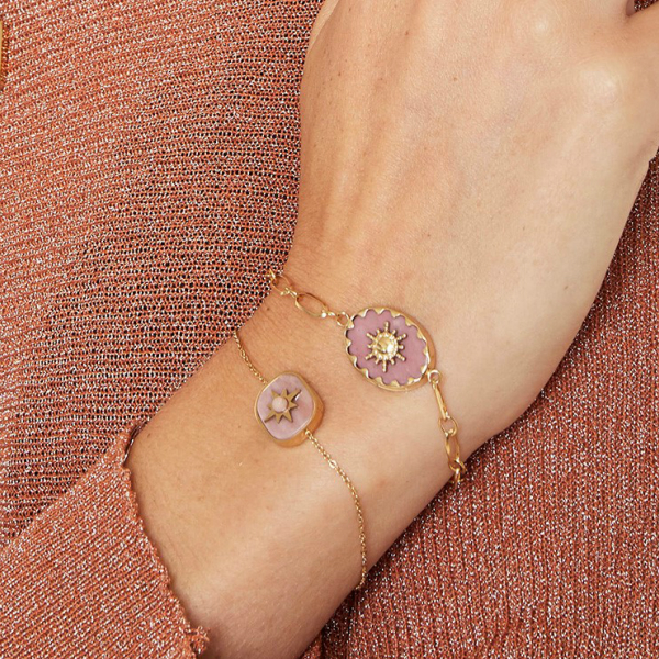 Pulsera KAREN Acero Dorado - Imagen 3