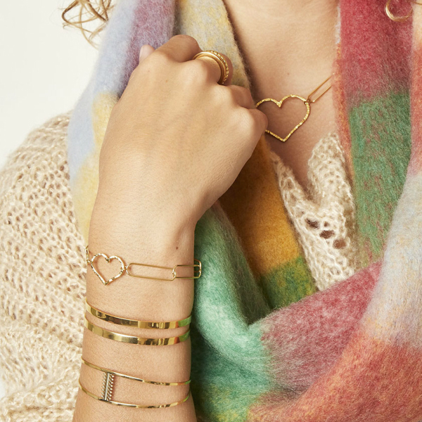 Pulsera LANA Acero Dorado - Imagen 3