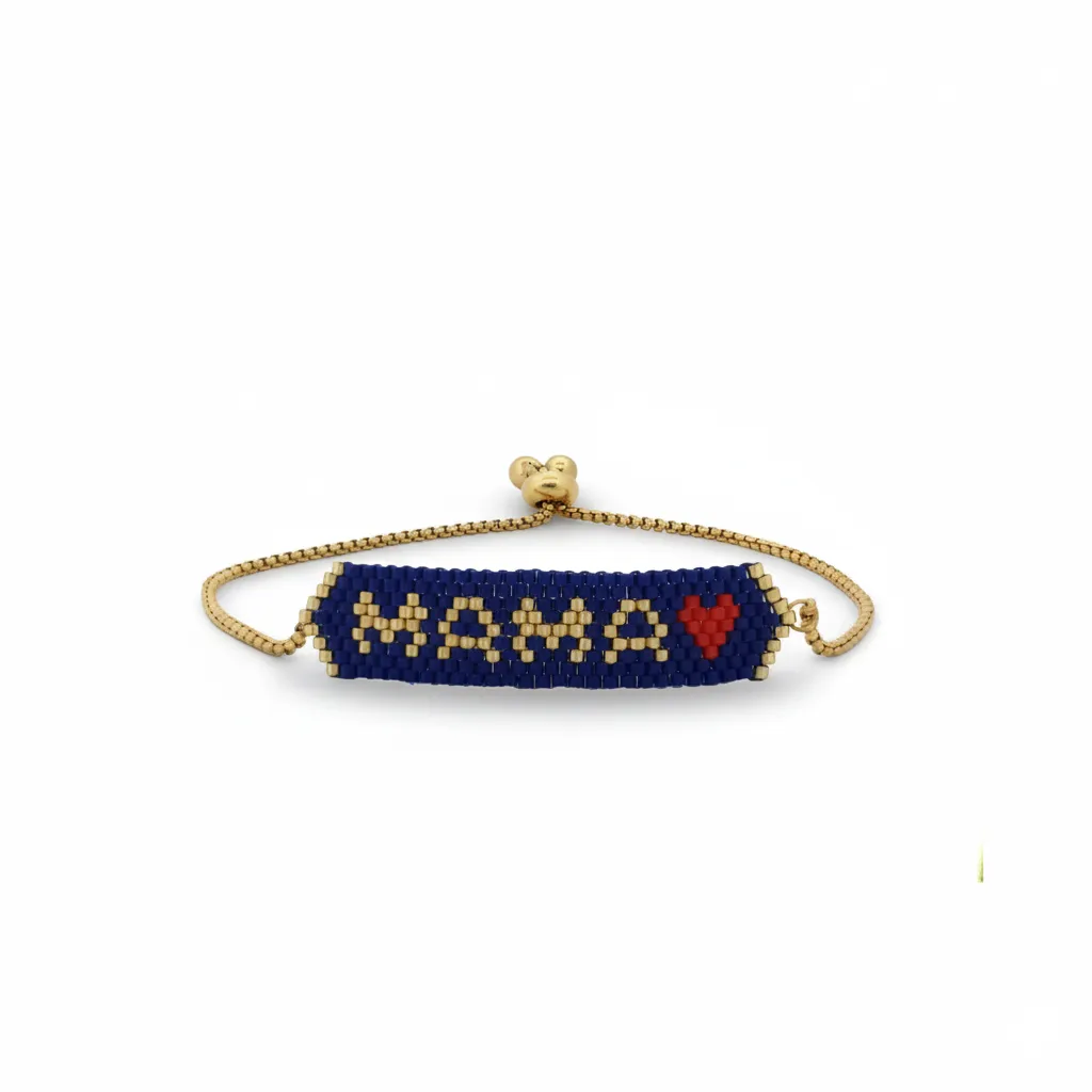 Pulsera MAMÁ CORAZÓN Miyuki - Imagen 2