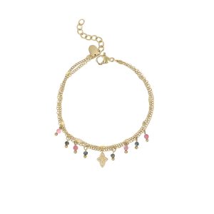 Pulsera PAULA Acero Dorado