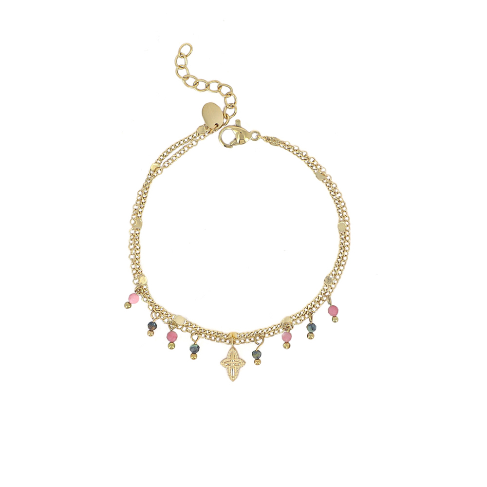 Pulsera PAULA Acero Dorado - Imagen 2