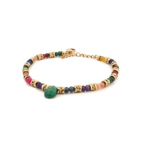 Pulsera YUNA Ágata Verde