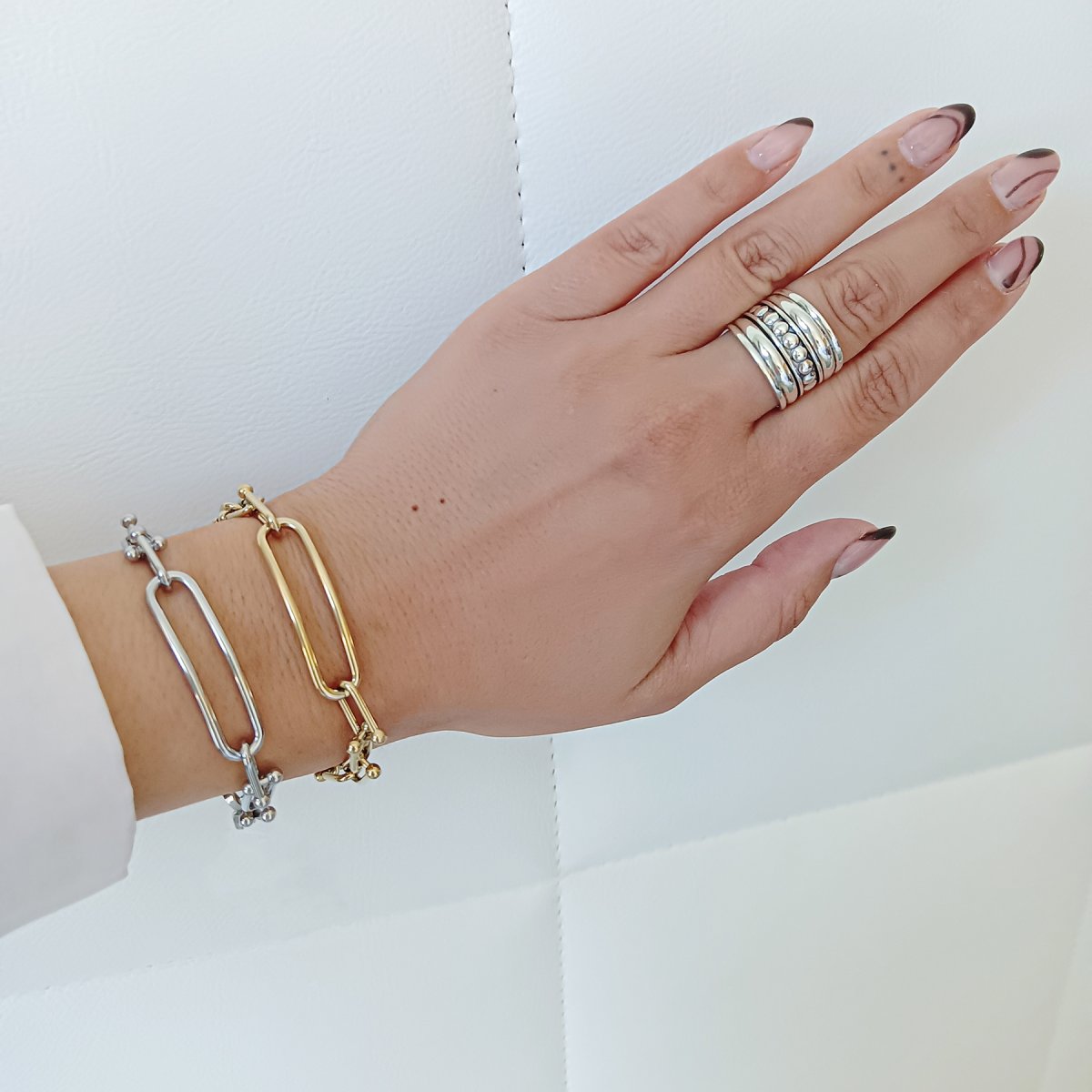 Pulsera MILENKA Acero Dorado - Imagen 3