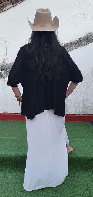 Chaqueta punto calado mujer - Imagen 4