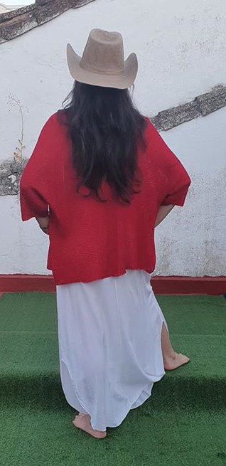 Chaqueta punto calado mujer - Imagen 5