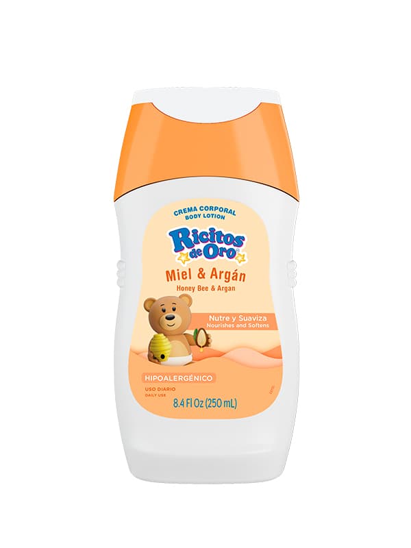 Ricitos de Oro® Crema Corporal Miel y Argán – 250 ml - Imagen 2