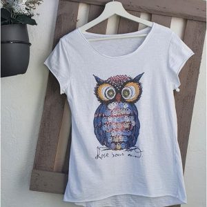 Camiseta mujer buho