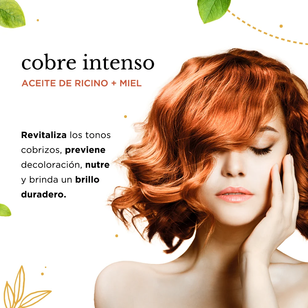 Mascarilla Cobre Intenso – 270 ml | Nutrición y Realce del Color Cobrizo - Imagen 3