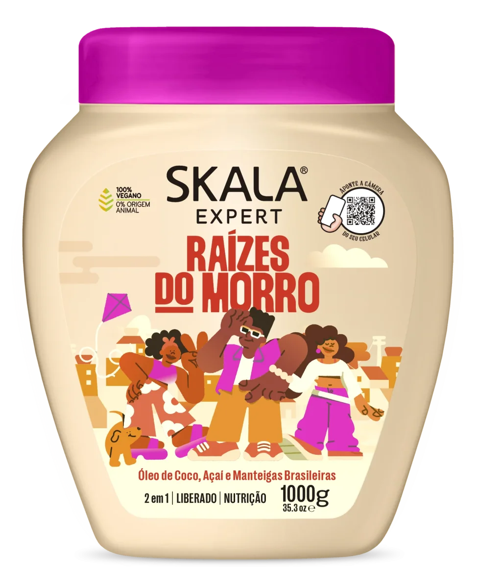 Skala Raízes do Morro – Tratamiento Capilar Nutritivo – 1000 g - Imagen 2
