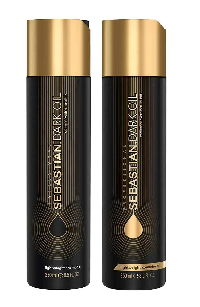 SEBASTIAN Dark Oil Lightweight Shampoo + Acondicionador - Imagen 2