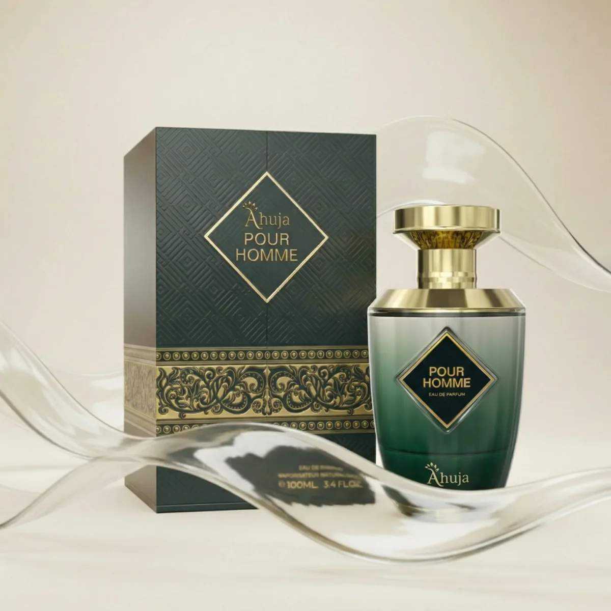 Ahuja Pour Homme – Perfume Árabe 100 ml Elegancia masculina con intensidad y larga duración - Imagen 3