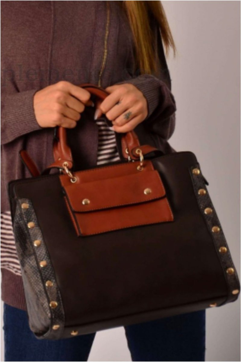 Bolso mujer armado detalle animal print - Imagen 3