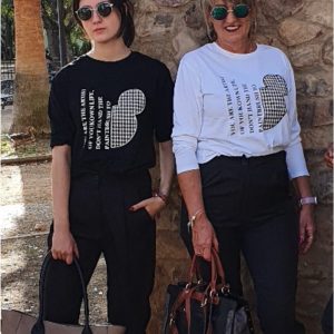Camiseta mujer estampada talla grande