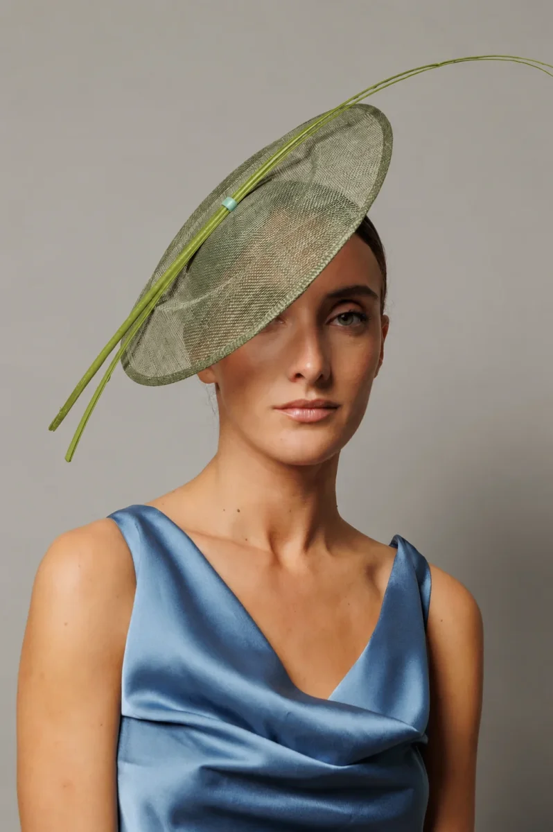 Tocado Windsor verde - Imagen 3