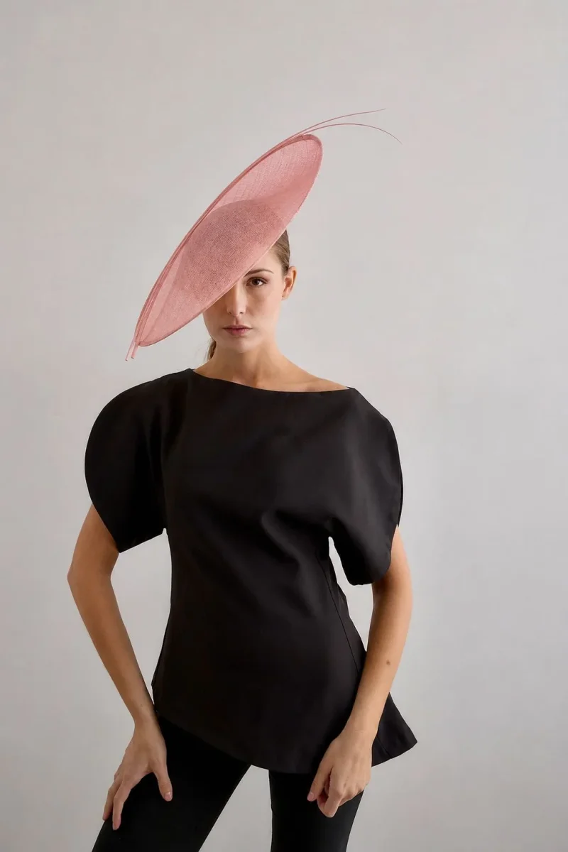 Tocado Renata rosa