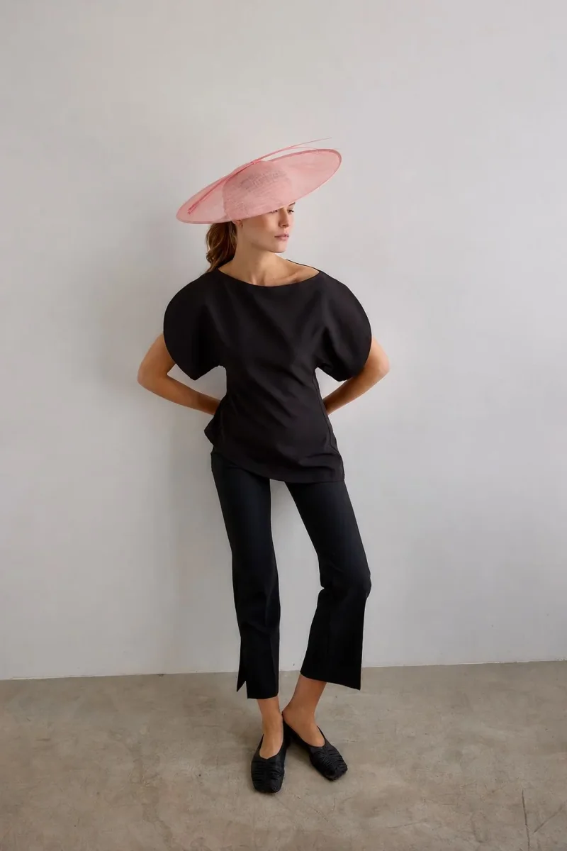 Tocado Renata rosa - Imagen 3