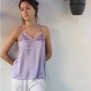 Top lencero mujer espalda encaje