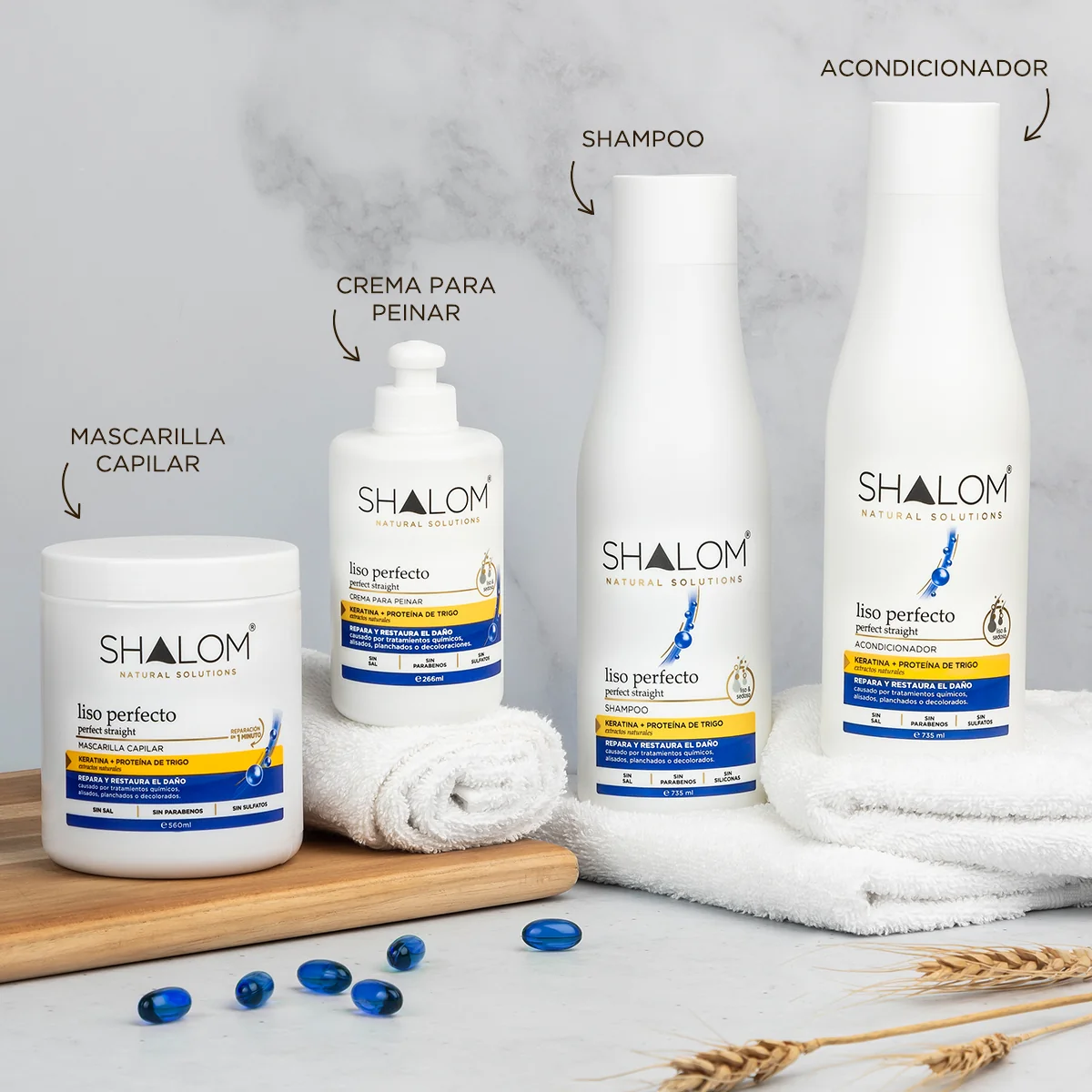Mascarilla Liso Perfecto Keratina – 560 ml | Suavidad, Control y Nutrición - Imagen 4