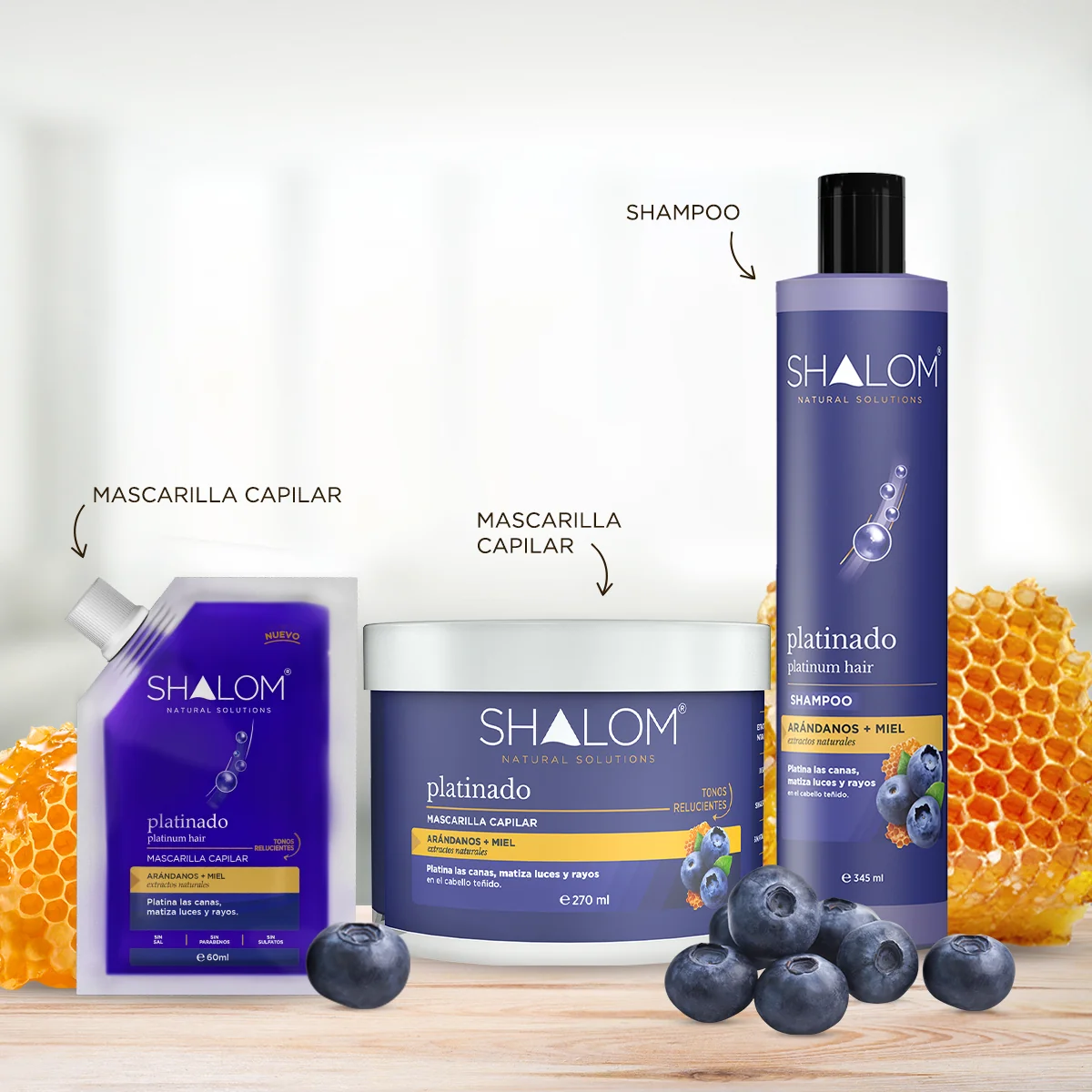 Mascarilla Platinado – 270 ml | Hidratación y Mantenimiento del Rubio Frío - Imagen 3