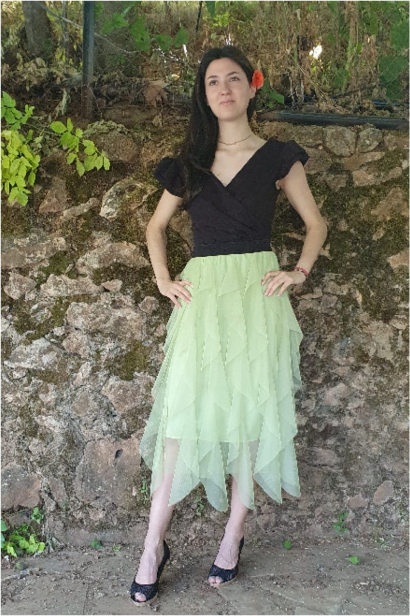 Falda mujer tul volantes - Imagen 5