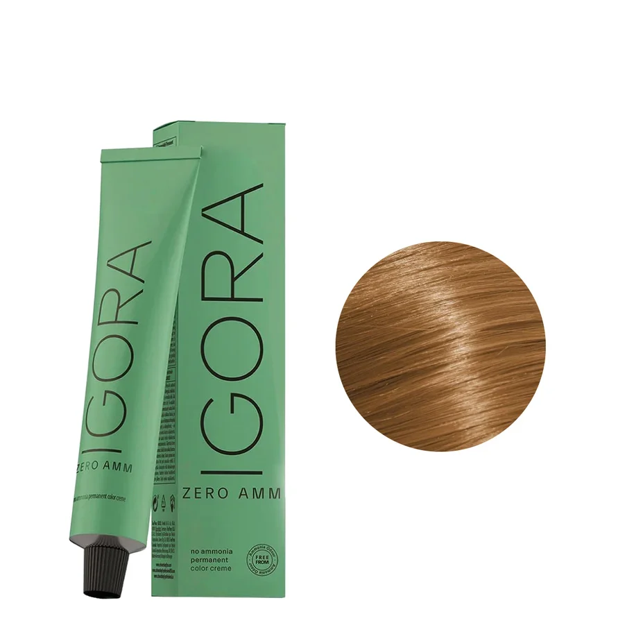 IGORA ROYAL ZERO AMM 9-55 – Rubio Muy Claro Dorado Intenso – 60 g - Imagen 3