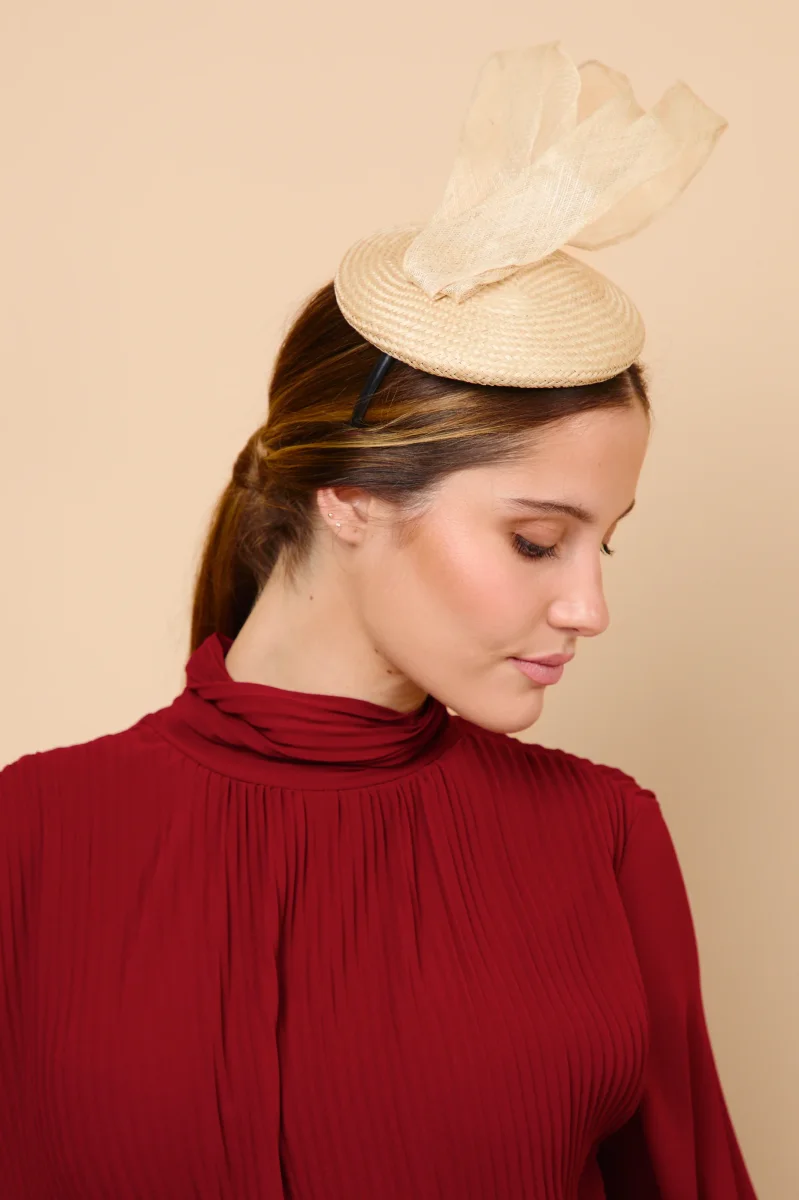 Tocado Hayley beige