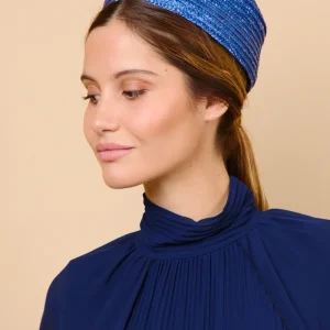 Casquete Celia azul klein