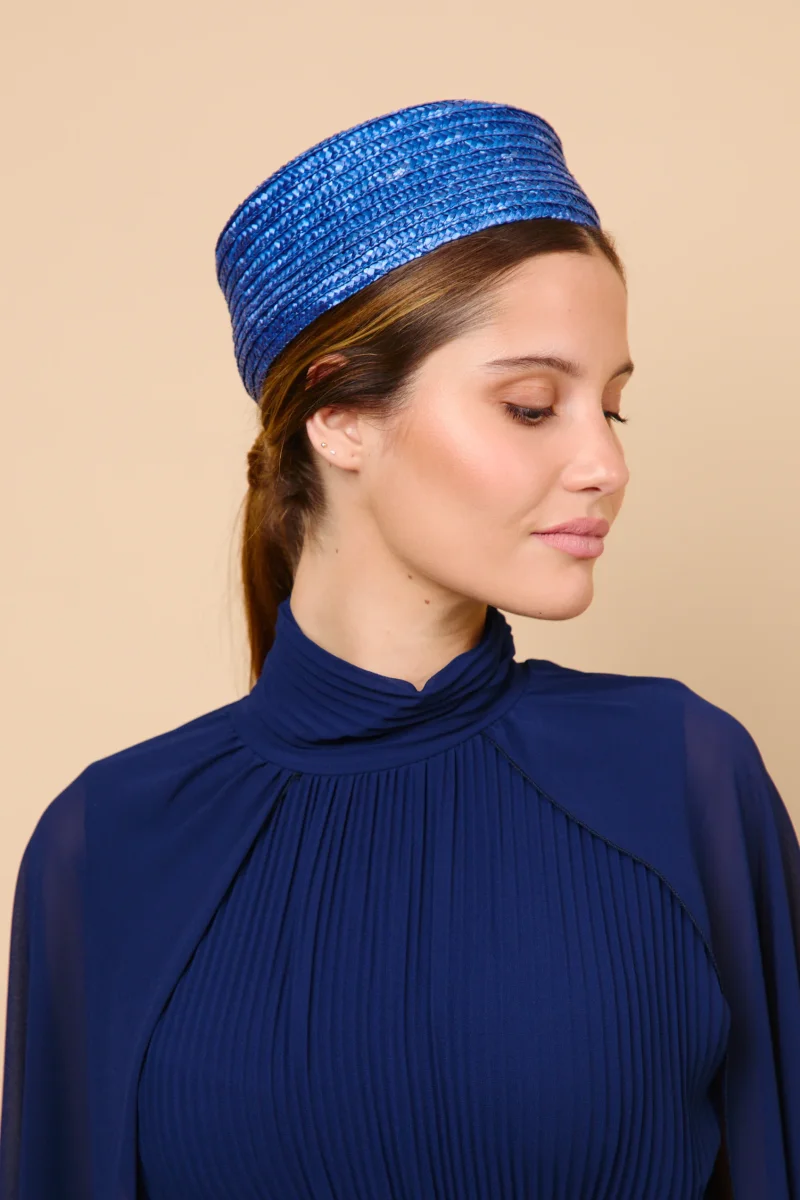 Casquete Celia azul klein - Imagen 3