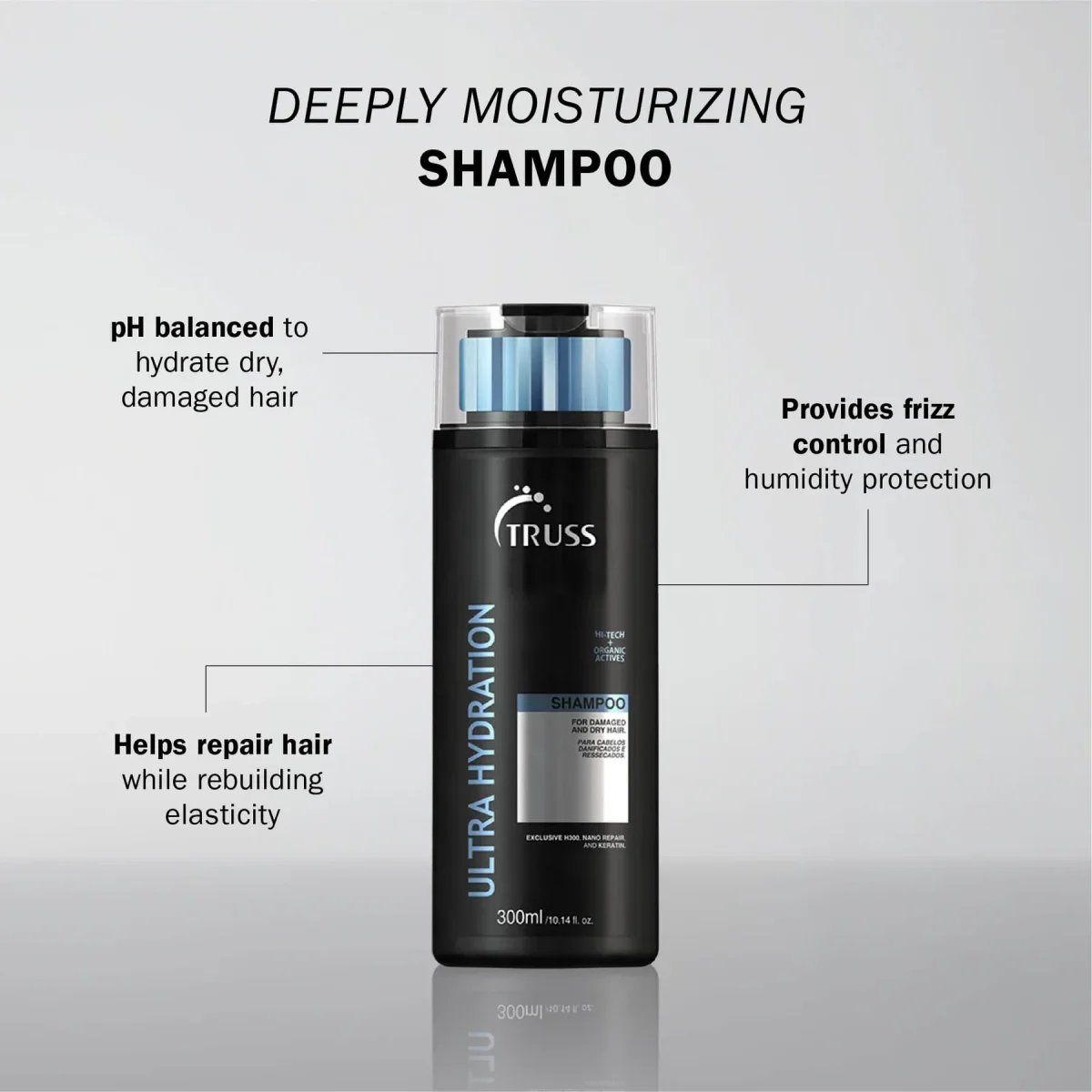 TRUSS Ultra Hydration Shampoo – 300 ml - Imagen 3