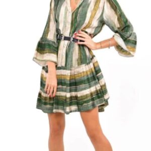 Vestido camisero mujer estampado