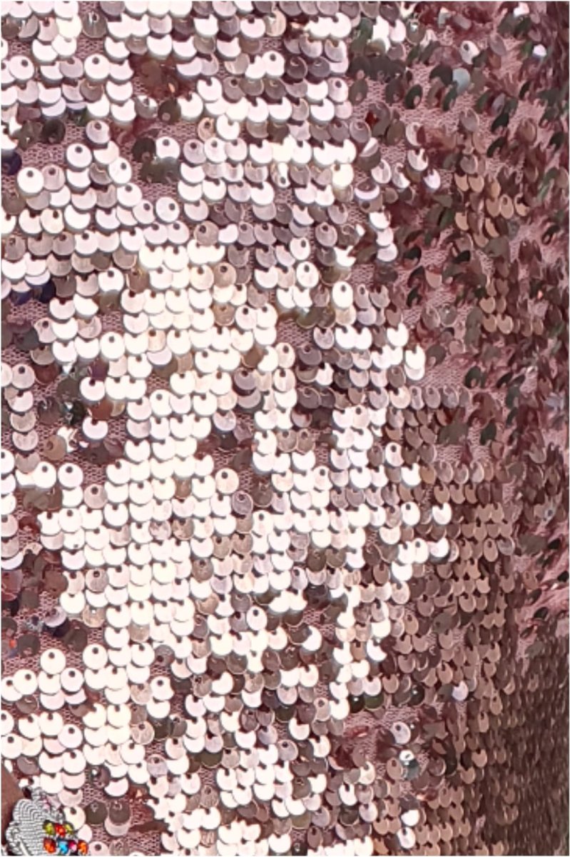 Vestido mujer lentejuelas rosa - Imagen 5