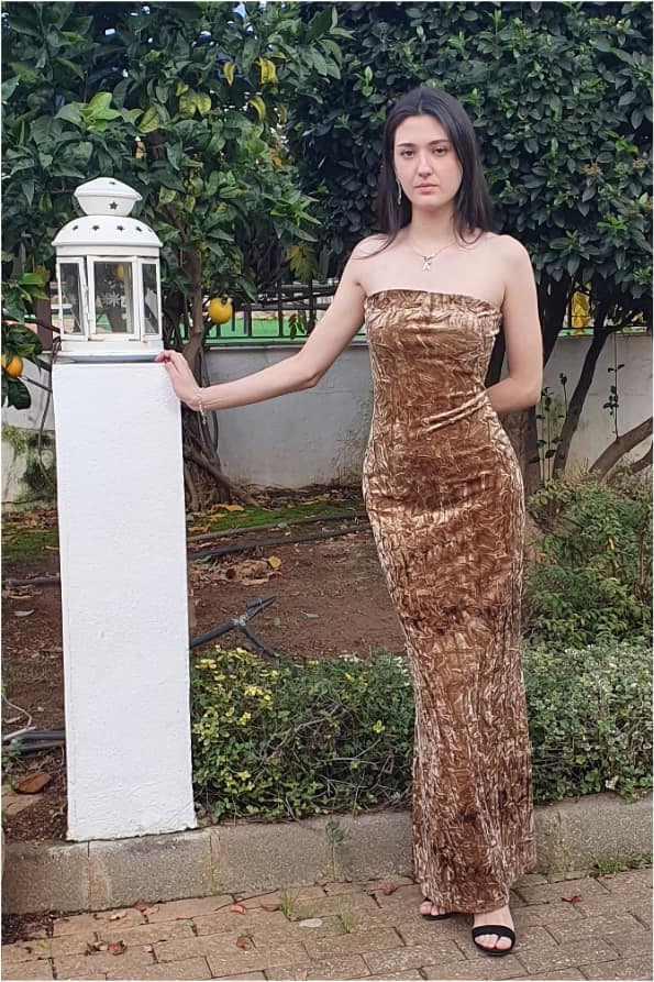 Vestido mujer terciopelo - Imagen 2