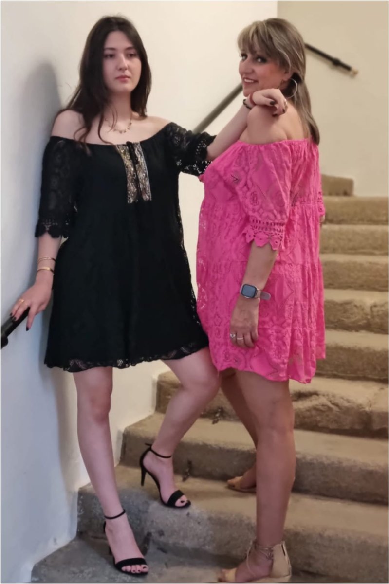 Vestido bohemio mujer encaje - Imagen 3