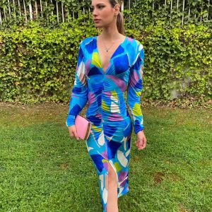 Vestido Estampado Blue