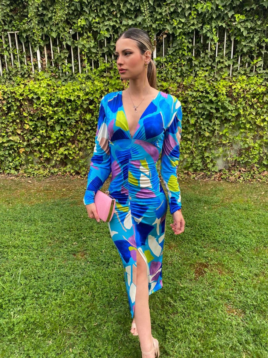 Vestido Estampado Blue