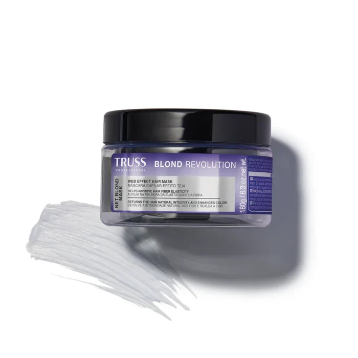 TRUSS Blond Revolution Net Blond Mask Web Effect – 180 g - Imagen 4