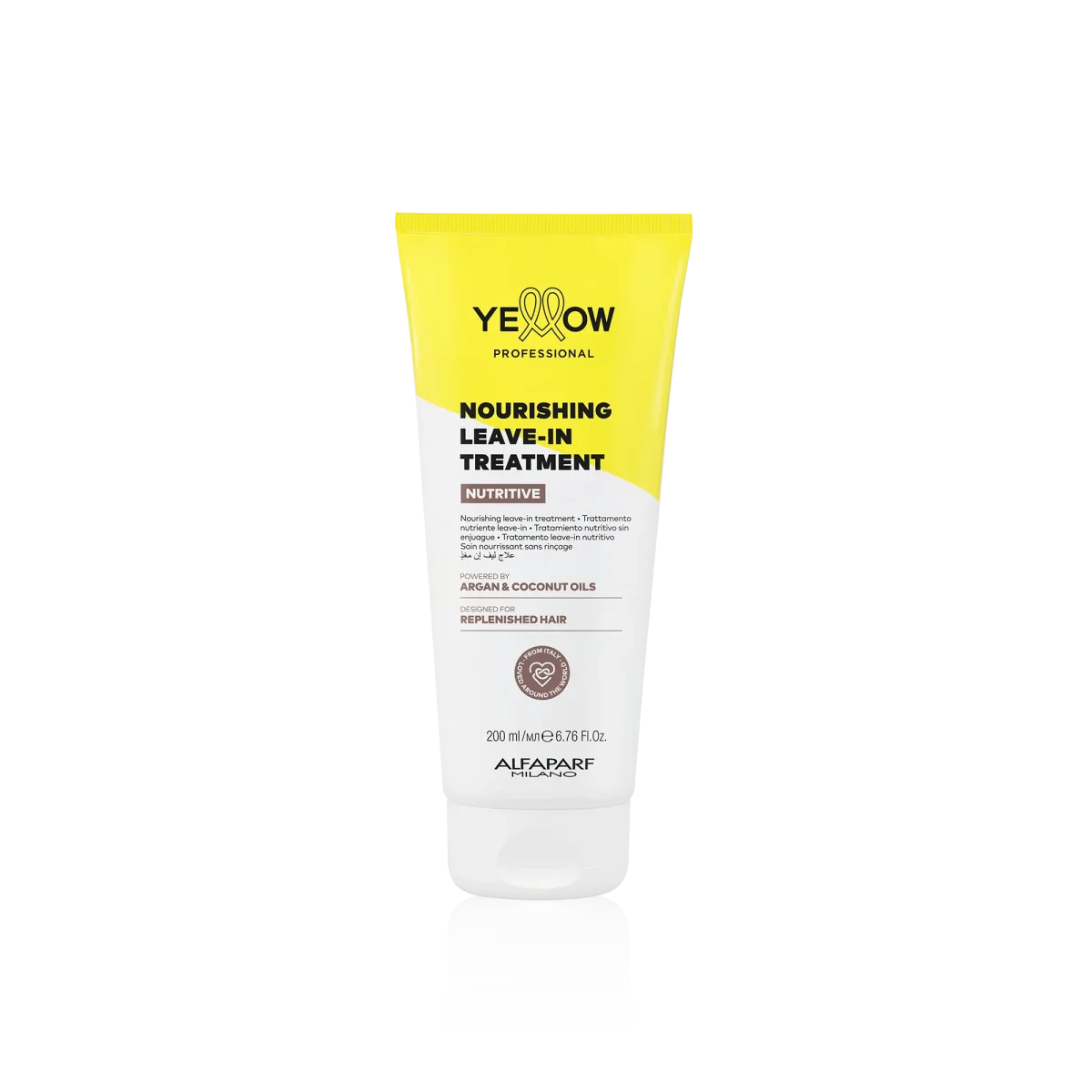 Yellow Professional Nutritive Nourishing Leave-In Treatment – 200 ml Tratamiento nutritivo sin enjuague para cabello seco y deshidratado