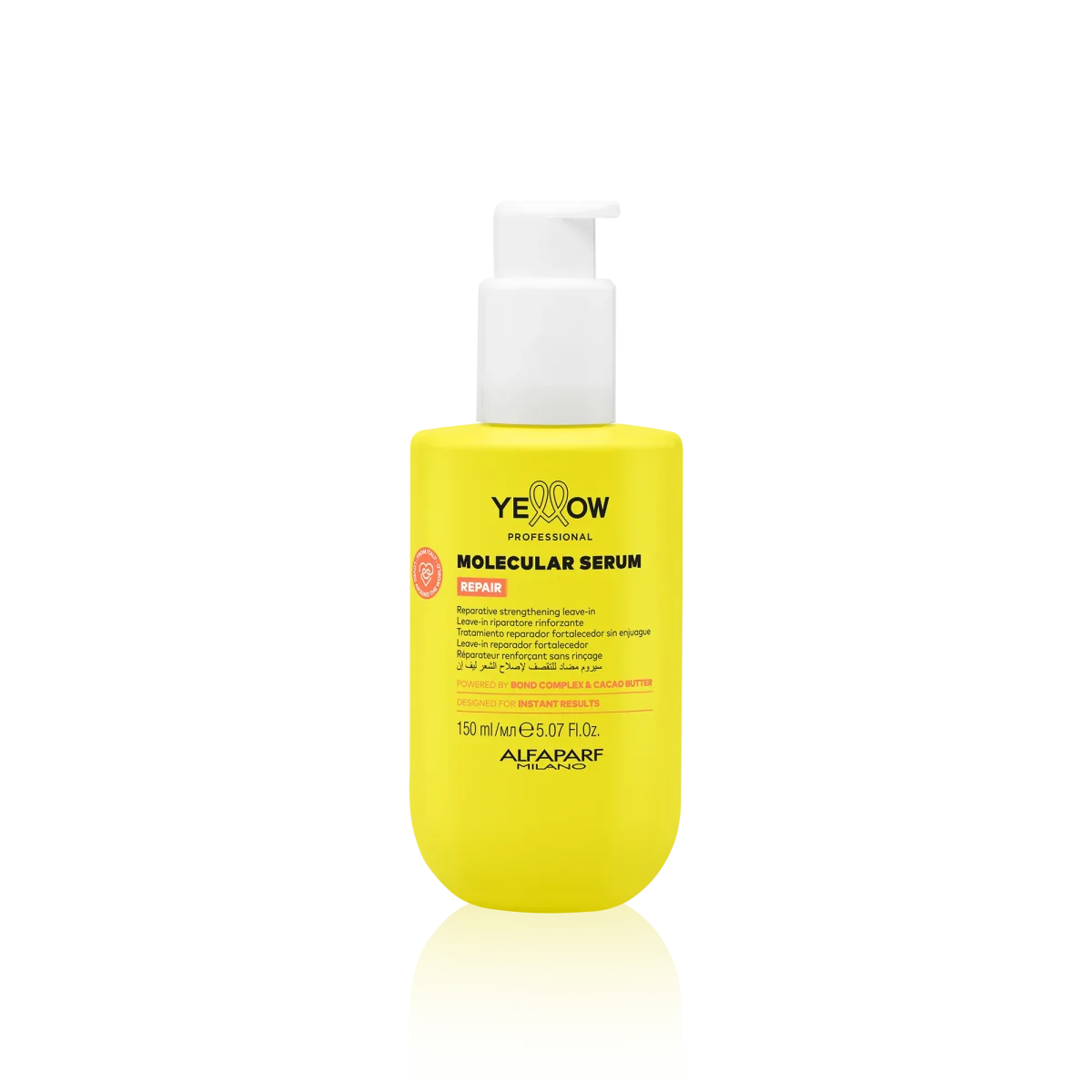 Alfaparf Milano Yellow Professional Molecular Serum – 150 ml | Reparación y Brillo Capilar