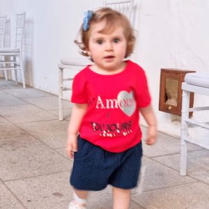 CAMISETA NIÑA AMOUR